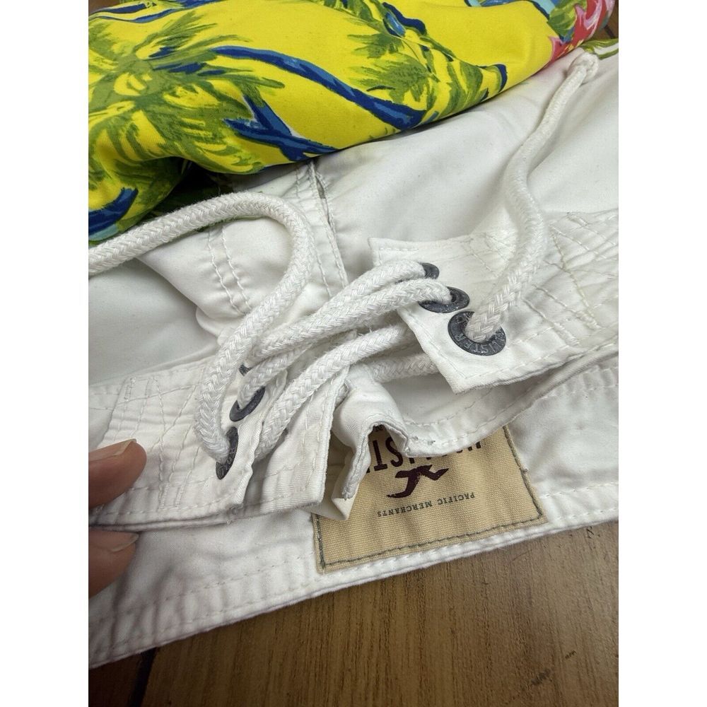 Hollister Swim Trunks Shorts Men's Size XL Drawstring Pocket Surf People - Picture 14 of 16